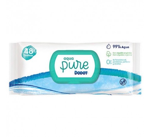 Dodot aqua pure toallitas humedas para bebes (48 unidades)