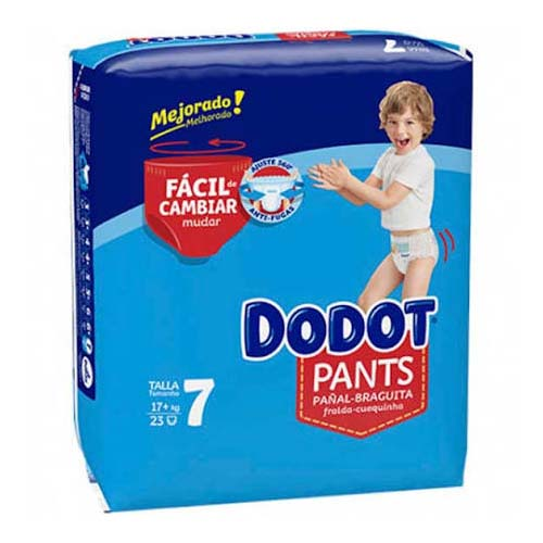 Pañal infantil - dodot pants (t-7 +17 kg 23 u)