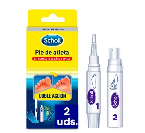 Dr scholl pie de atleta (kit completo lapiz spray)