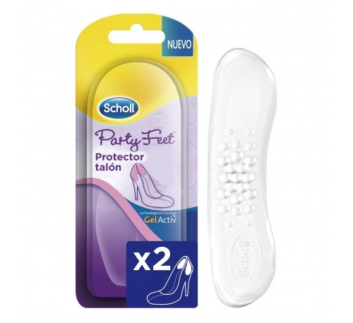 Talonera protectora - scholl party feet con tecnologia gelactiv (1 par)