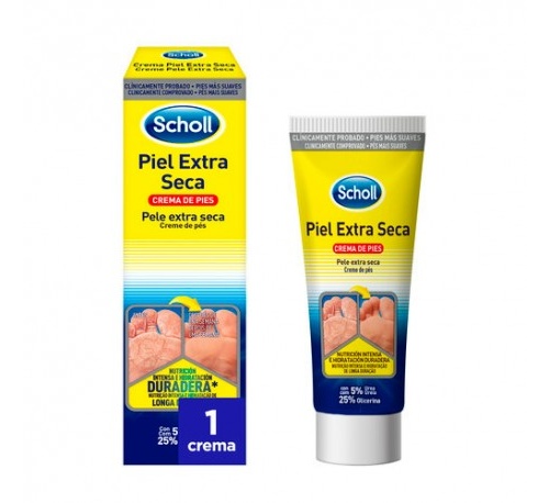 Scholl crema pies piel extra seca 75ml