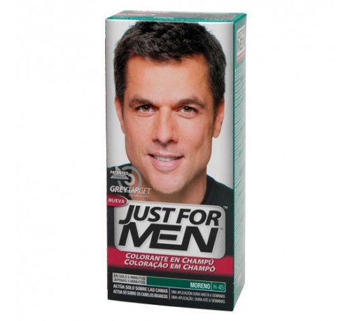 Just for men - champu colorante (66 cc moreno)