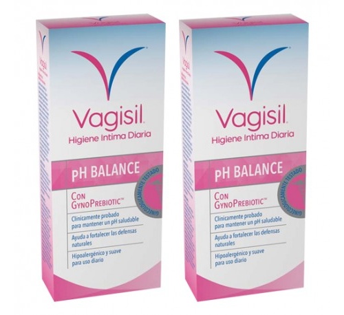 Vagisil higiene intima prebiot gynoprebiotic (pack 2 x 250 ml)