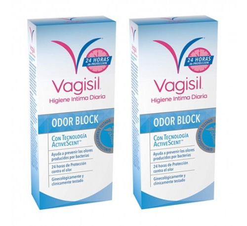 Vagisil higiene intima odor block (pack 2 x 250 ml)