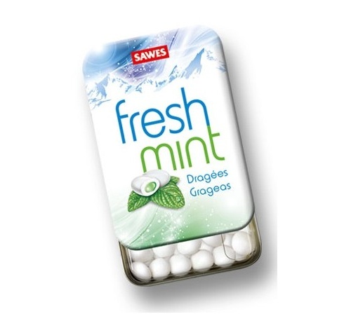 Sawes fresh mint grageas (menta 20 g)