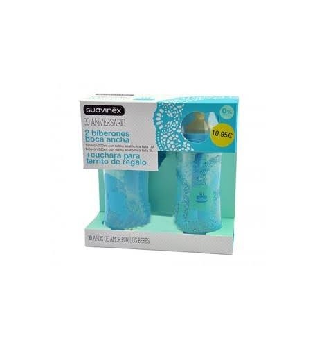 Suavinex bib pack 360+270 ml silicona