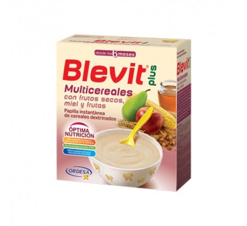 BLEVIT PLUS MIEL FRUTOS SECOS Y FRUTAS - MULTICEREALES (600 G)