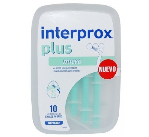 CEPILLO ESPACIO INTERPROXIMAL - INTERPROX PLUS (MICRO ENVASE AHORRO 10 U)