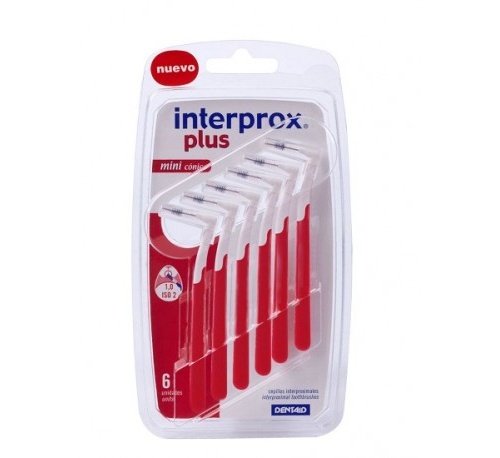 CEPILLO ESPACIO INTERPROXIMAL - INTERPROX PLUS (MINI CONICO 6 U)