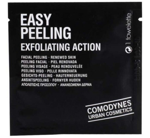 Comodynes convenient cosmetics - make up remover easy peeling (8 toallitas)