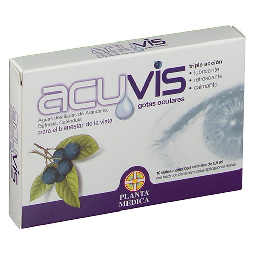 Acuvis gotas oculares esteriles (monodosis 0.5 ml 10 u)