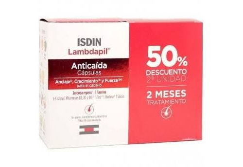 Isdin lambdapil  anticaida capsulas pack 50% dto 2ª