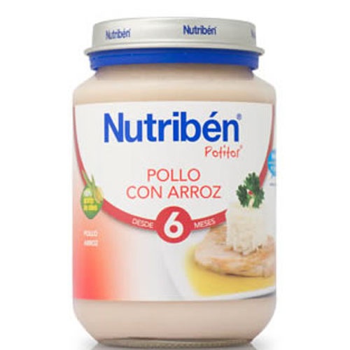 Nutriben pollo con arroz (potito junior 200 g)