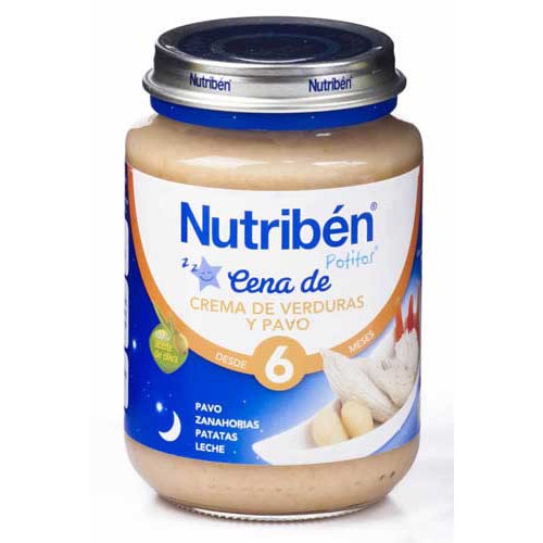 Nutriben cena crema verdura con pavo (potito junior 200 g)