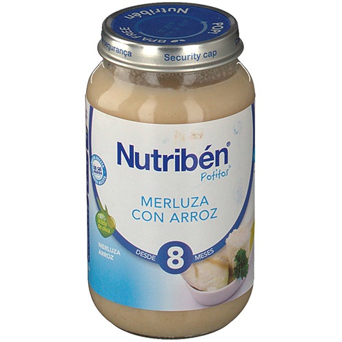 Nutriben merluza con arroz (potito grandote 250 g)