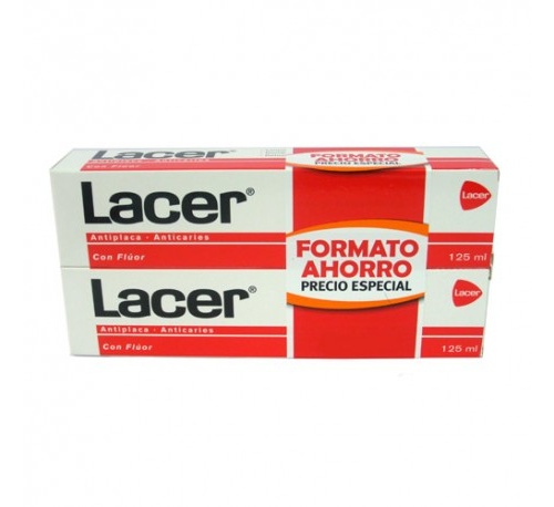 Lacer anticaries pasta pack 125+125 ml