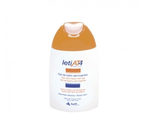 Leti at-4 gel de baño dermograso (200 ml)