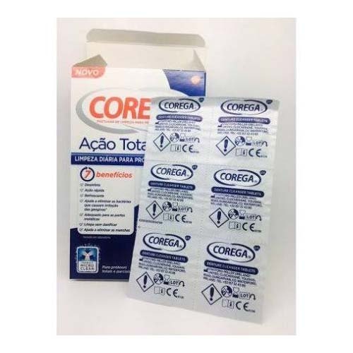 Corega accion total limpiador - limpieza protesis dental (36 tabletas)