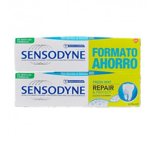 Sensodyne duplo  repair fresh mint 2 x 75 ml