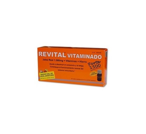 Revital vitaminado fte amp bebible (10 viales)