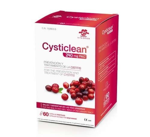 Cysticlean (500 mg 60 capsulas)