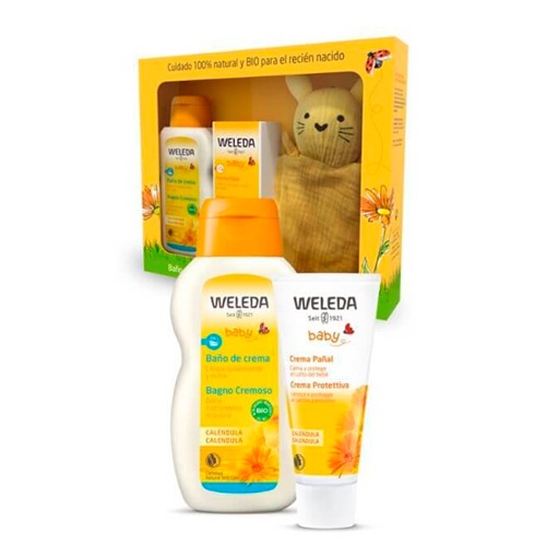 Weleda set descubrimiento bebe(crema pañal+baño de crema)