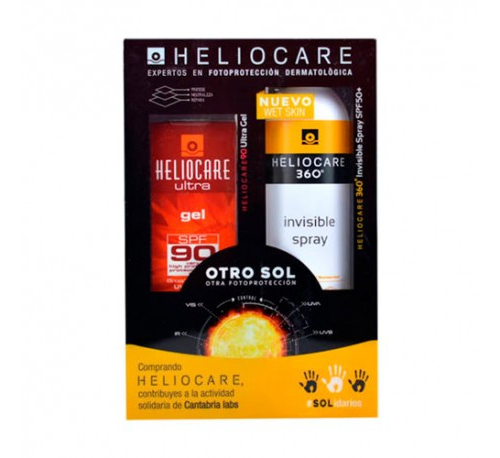 Heliocare pack gel 90 + spray invisible 360º