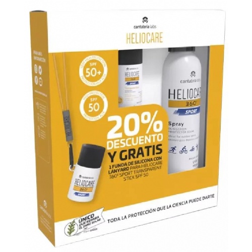 Heliocare pack 360 sport spray+ stick360 sport25 gr