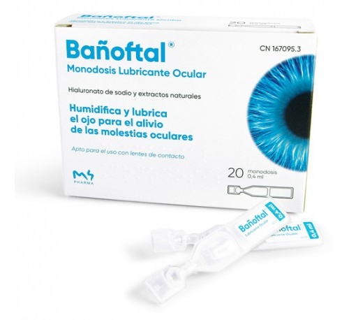 Bañoftal lubricante (20 monodosis 0,4 ml)