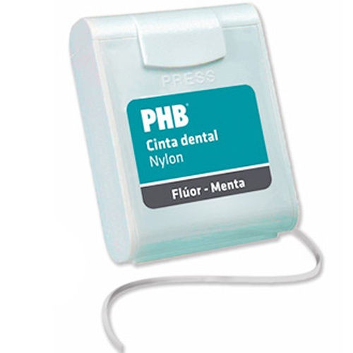 Phb fluor y menta - cinta dental nylon con cera (50 m)