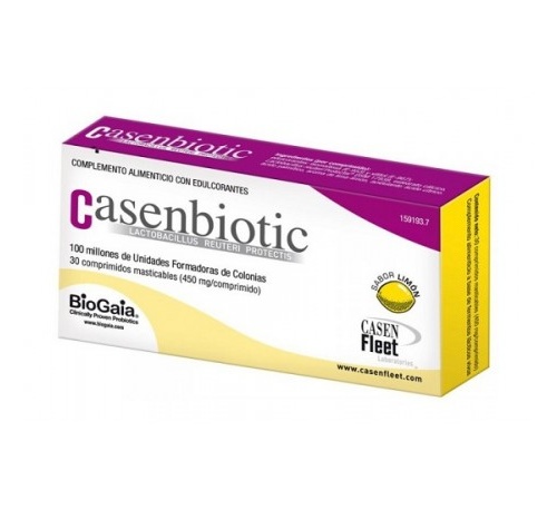 CASENBIOTIC (30 COMP SABOR LIMON)