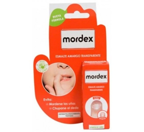 MORDEX ESMALTE AMARGO TRANSPARENTE (CON PINCEL 9 ML)