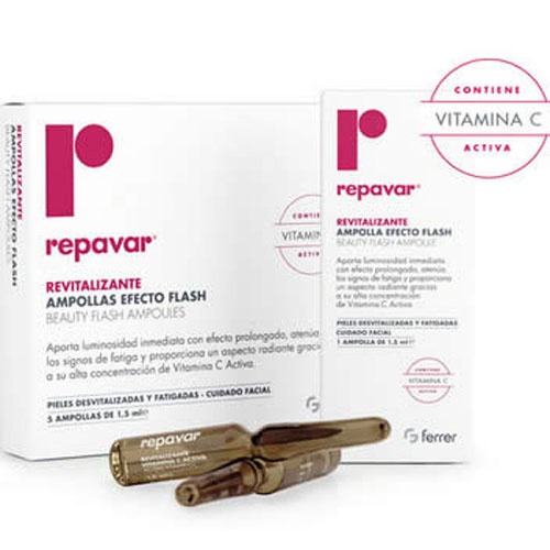 Repavar revitalizante ampolla efecto flash (5 ampollas)