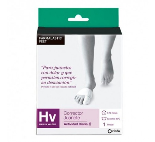 Corrector juanete actividad farmalastic feet talla grande 1 unidad - farmalastic feet