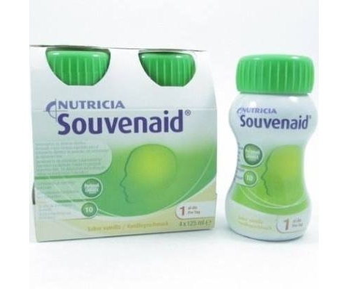 Souvenaid  4 botellas 125 ml sabor vainilla