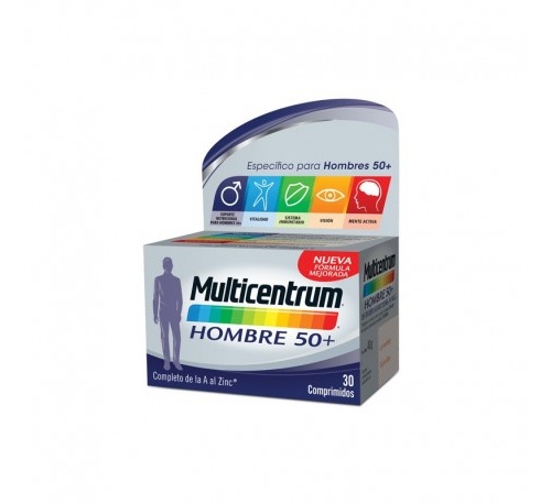 MULTICENTRUM HOMBRE 50+ (30 COMP)