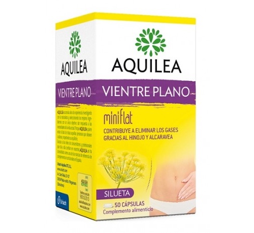 Aquilea vientre plano miniflat (50 capsulas)