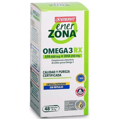 ENERZONA OMEGA 3RX (1 G 48 CAPSULAS)