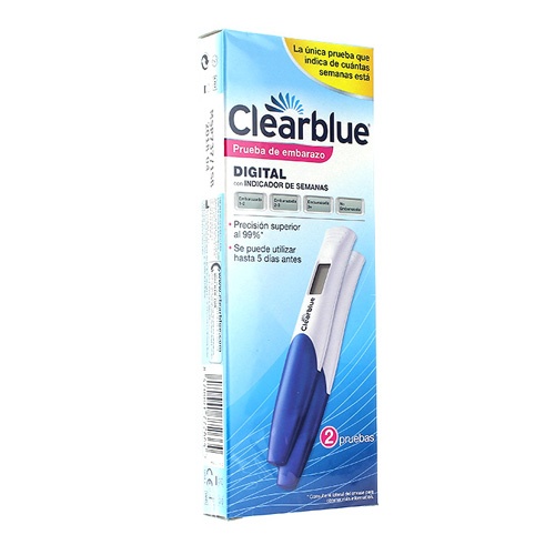 Clearblue prueba digital test de embarazo - indicador en semanas (2 pruebas)