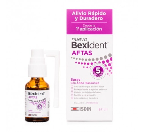 Bexident aftas spray bucal protector (1 envase 15 ml)