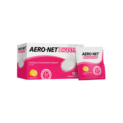 Aero net digestivo comp efervescente (10 comp efervesc)