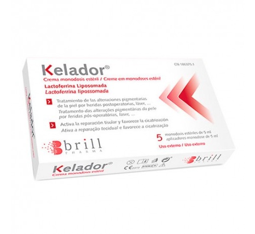 Kelador crema monodosis esteril  5 unidades 5 ml