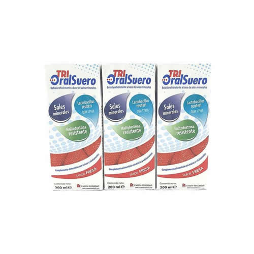 Tri-oralsuero (fresa 3 u x 200 ml)