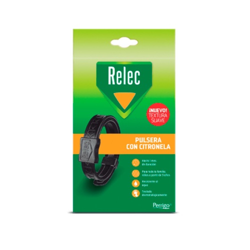 Relec pulsera aromatica  1 unidad familia negra