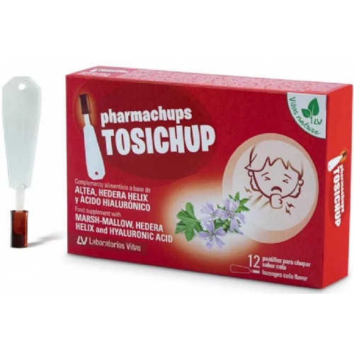 Pharmachups tosichup  12 pastillas sabor cola