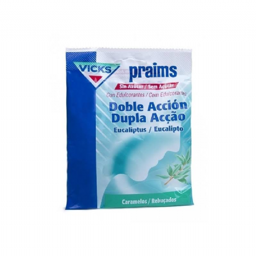 CARAMELOS PRAIMS DOBLE ACCION SIN AZUCAR (60 G)