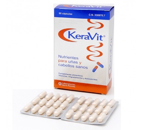 Keravit caps (90 capsulas)