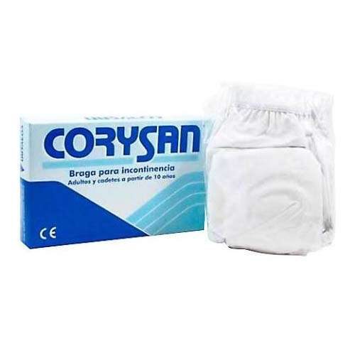 Braga incontinencia impermeable corysan cierre clip talla 12 - corysan