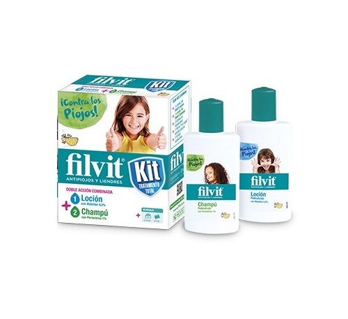 Filvit kit tratamento total locion + champu (kit 100 ml + 100 ml)