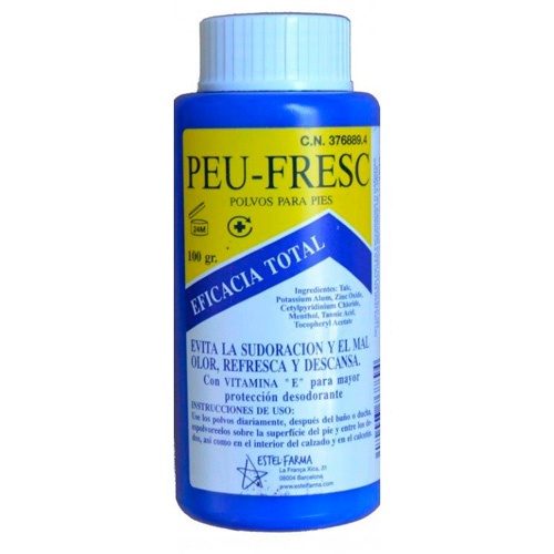 Peu-fresc polvos para pies (100 g)